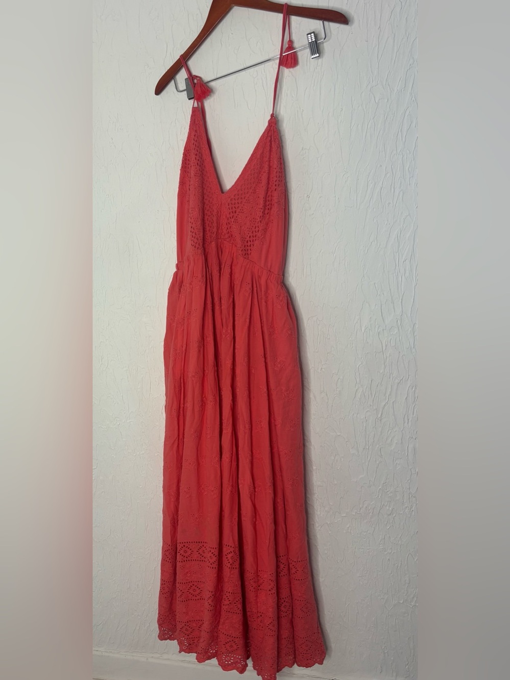 Roller Rabbit Lois Halter Maxi Cotton Dress Size XL - Picture 2 of 4